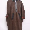 Boys Kashmiri Pheran Unaiz in Brown Tweed Wool | 7 to 8Yrs