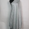 Rukhsaar Kani Inspired Shawl in Wool | Light Grey