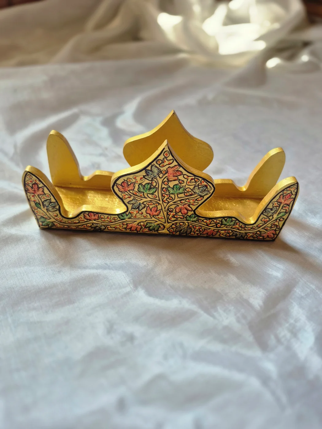 Kashmiri Paper Machie Tissue Holder Walur For Home | Office
