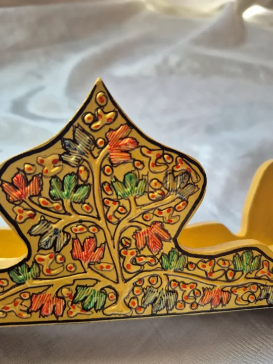 Kashmiri Paper Machie Tissue Holder Walur For Home | Office - Image 3
