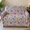 Aqsa Kashmiri Sofa Throw Cover In Hand Crewel Embroidery
