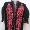 Rida Kashmiri Kids Coat Black In Cashmilon Wool With Aari Embroidery And Jama Work (L18)