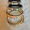 Nahida Traditional Kashmiri Paper Machie Bangles - Set of 4