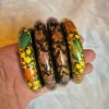 Traditional Danishta Kashmiri Paper Machie Bangles - Set of 4