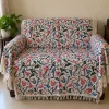 Madiha Kashmiri Sofa Throw Cover In Hand Crewel Embroidery